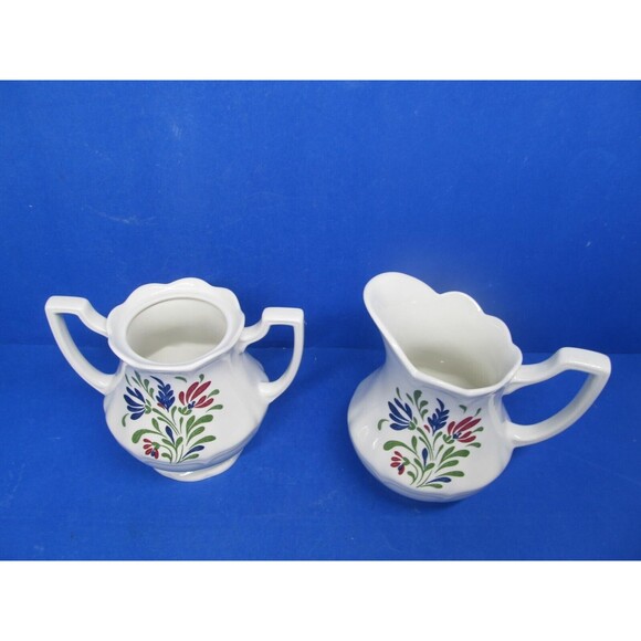 Johnson Brothers Provincial Scalloped Edge Creamer And Sugar Dish Without Lid EC - Picture 7 of 10